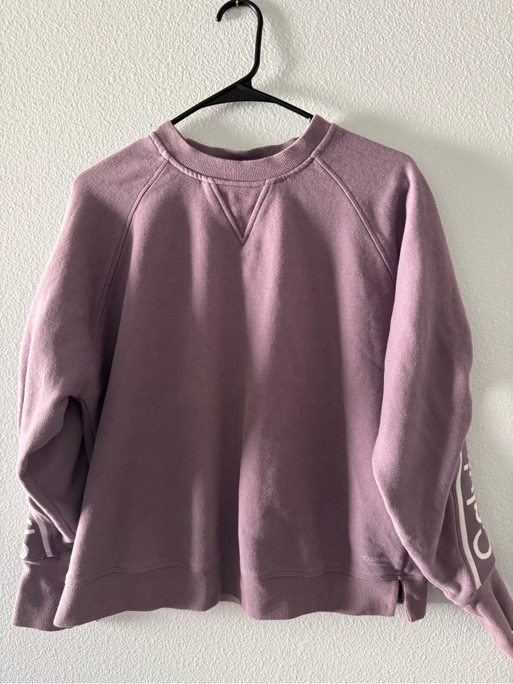 Calvin Klein Performance Mauve/Purple Crewneck Sweatshirt